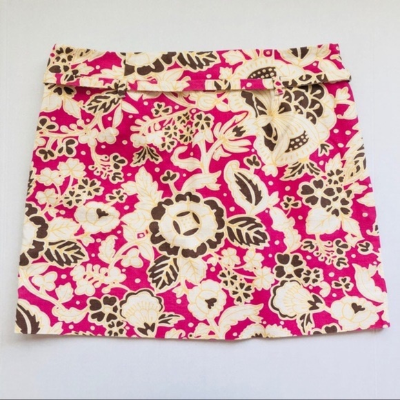 J. Crew Floral Mini Skirt Size 4 - Picture 3 of 6